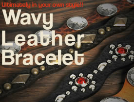 Wavy Leather Bracelet Kit
