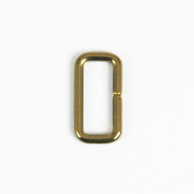Strap Keeper Loops Solid Brass