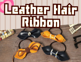 Leather Hair Ribbon