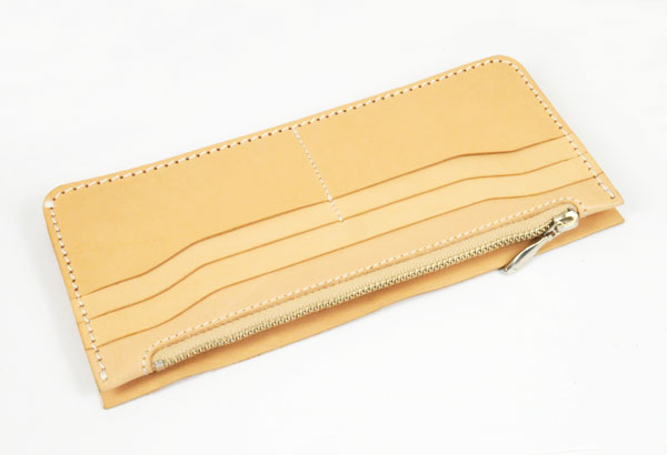 LC Long Wallet Semi Assembled Inner Parts with Zipper - Hermann Oak Tooling  Leather
