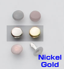 Single Cap Rivet 6 mm Nickel