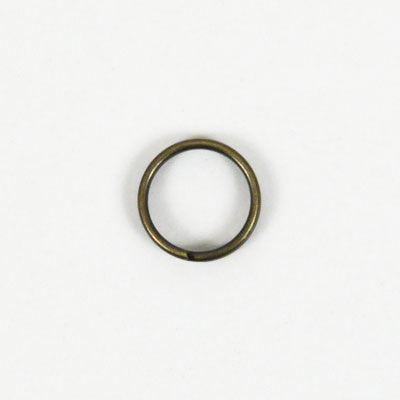 Double Split Key Ring - 8 mm - Antique