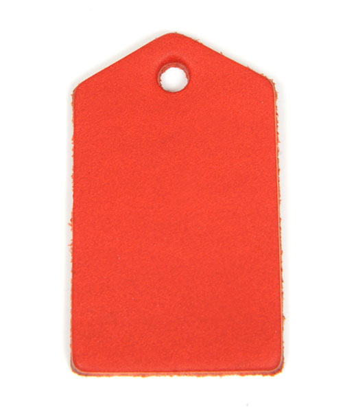 Leather Tag (Home Plate) - Various Color Leather