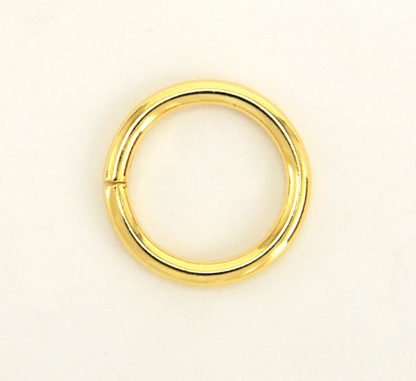 Iron Jump Ring - 24 mm - Gold