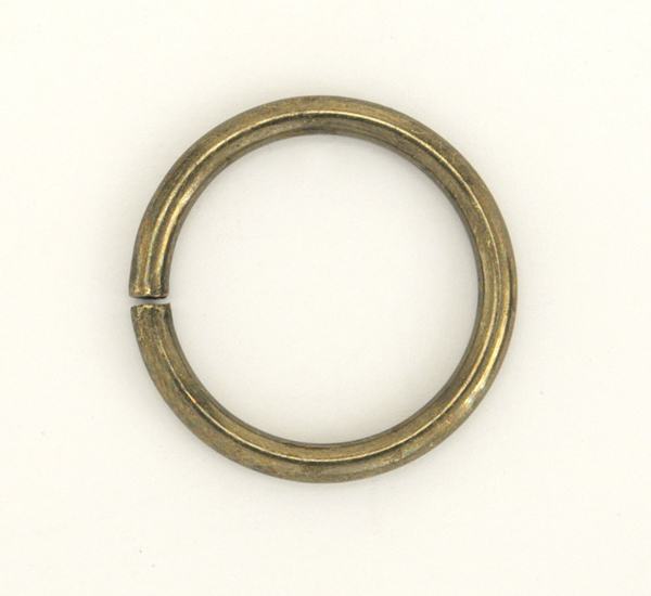 Iron Jump Ring - 30 mm - Antique