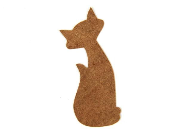 <Suede Leather>Animal Charm ( Vintage Cat )