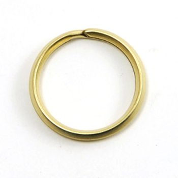 Double Split Key Ring - Brass