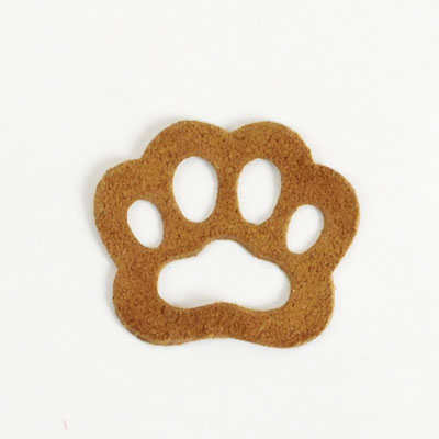 <Suede Leather>Animal Charm Paw