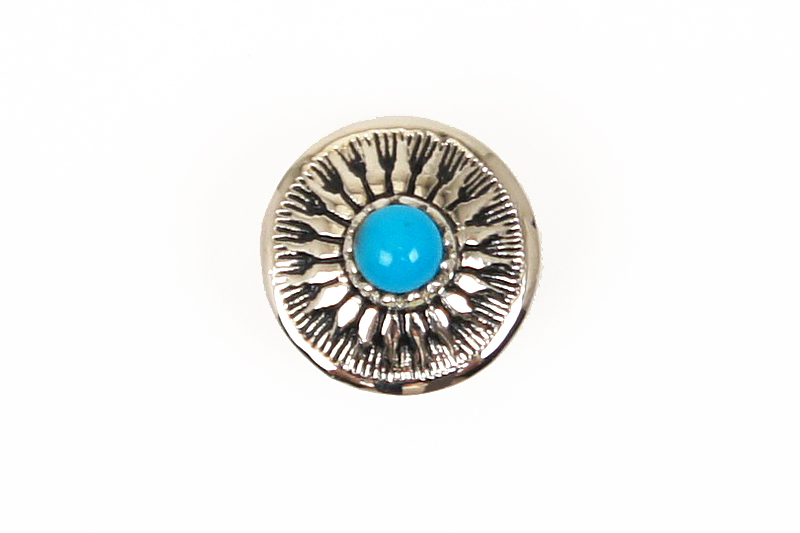 Stone Concho Turquoise <13 mm>