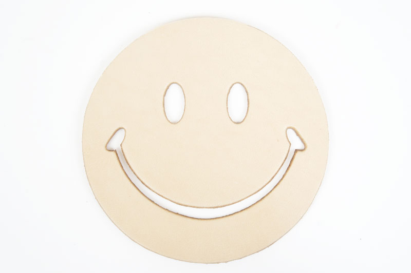 Leather Coaster <Smile> - LC Tooling Leather Standard