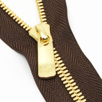 YKK Zipper <EXCELLA>#5 50cm Golden Brass