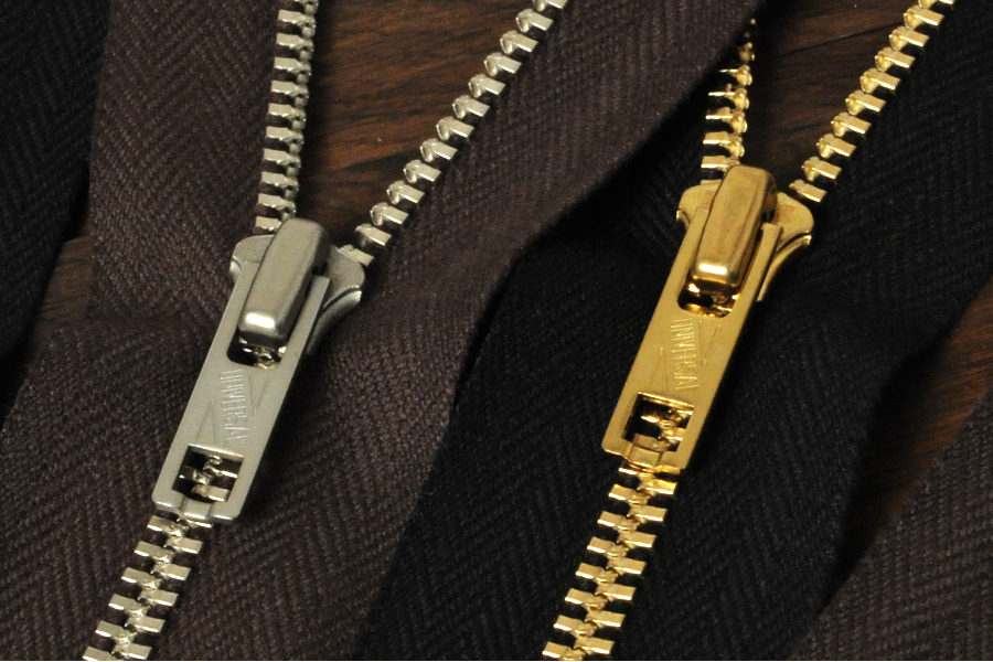 YKK Zipper <Universal®>#5 40 cm Gold (GAUNV9 Slider）