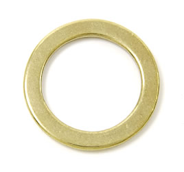 Cast Brass Flat Ring - 40 mm