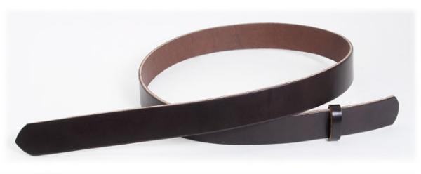 Hermann Oak UK Bridle Leather Belt Blanks H105cm x W2.0cm