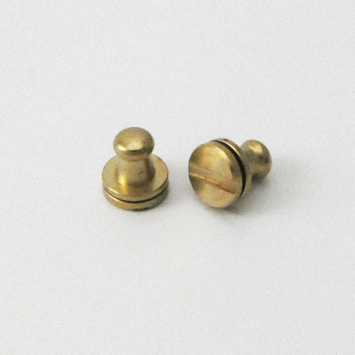 Solid Brass Button Stud 5 mm