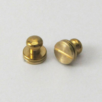 Solid Brass Button Stud 7 mm