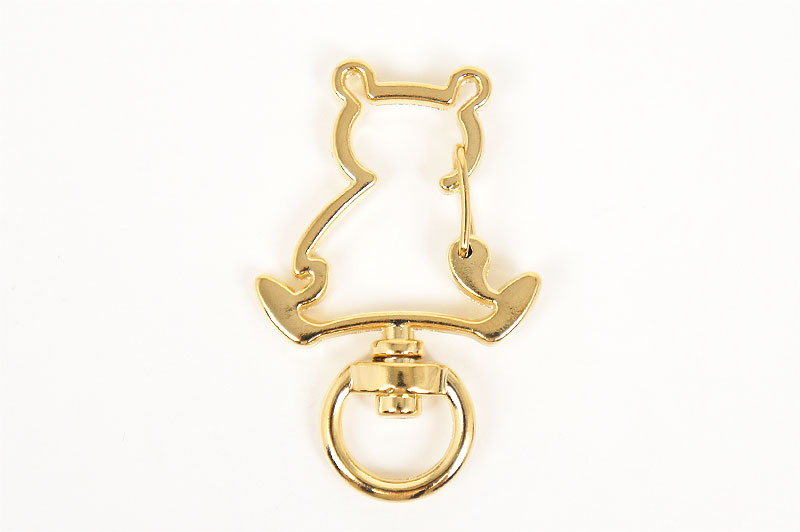 Decorative Keychain Bear - Gold -