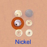 Snap Fastener - Nickel - Small