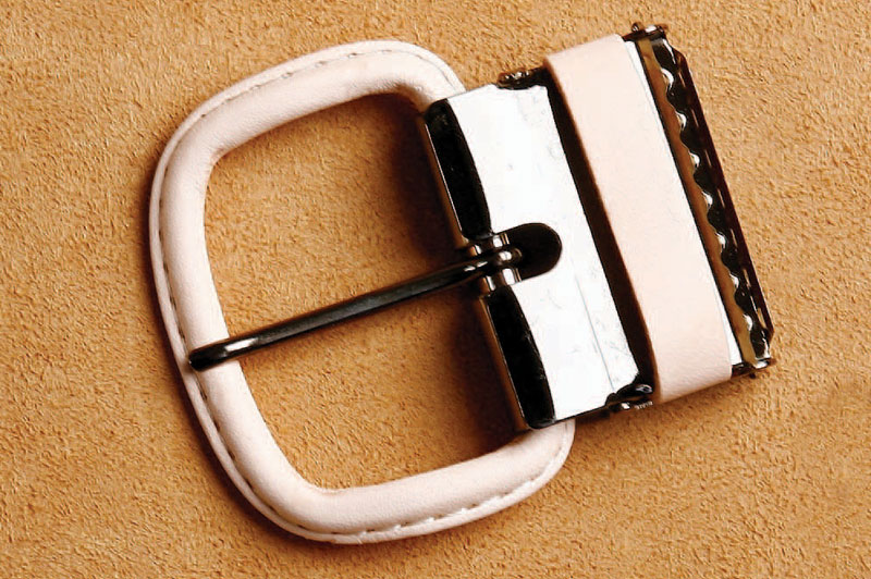 Leather Covered Buckle 40 mm