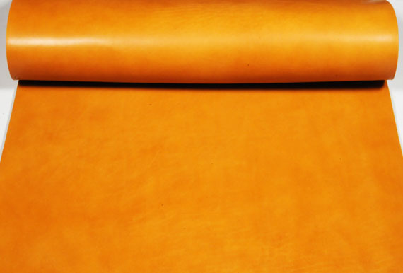 Leather cut in 60cm width, LC Premium Dyed Leather Struck Through <Tan>