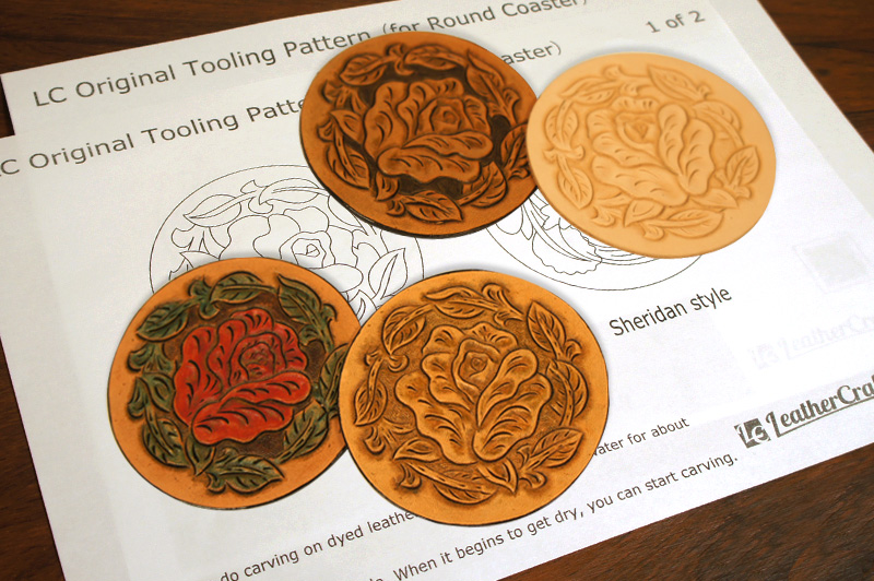 <Free Download> LC Original Tooling Pattern Template for Round Coaster
