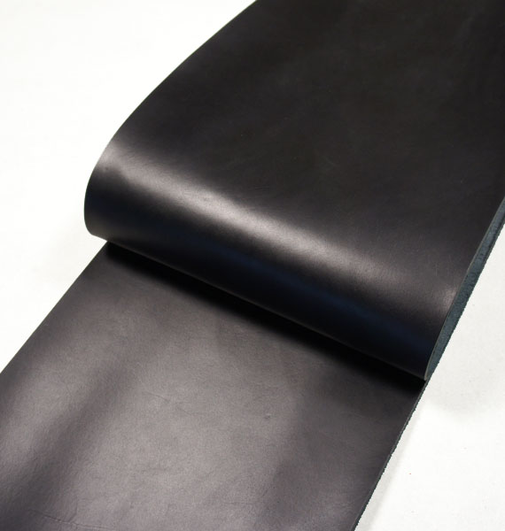 Leather cut in 30cm width, Tochigi Aniline Leather Classic<Black>