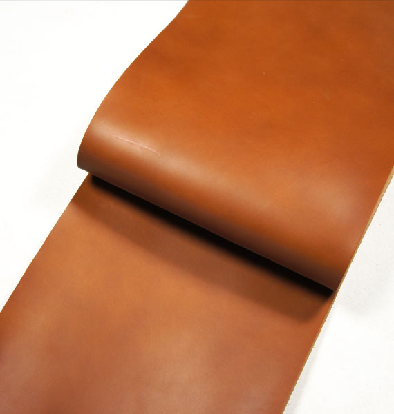 Leather cut in 30cm width, Tochigi Aniline Leather Classic<Brown>