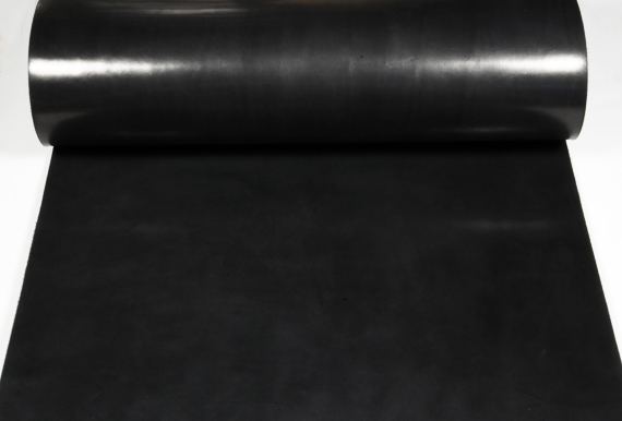 Leather cut in 60cm width, LC Leather Glazed Standard <Black>