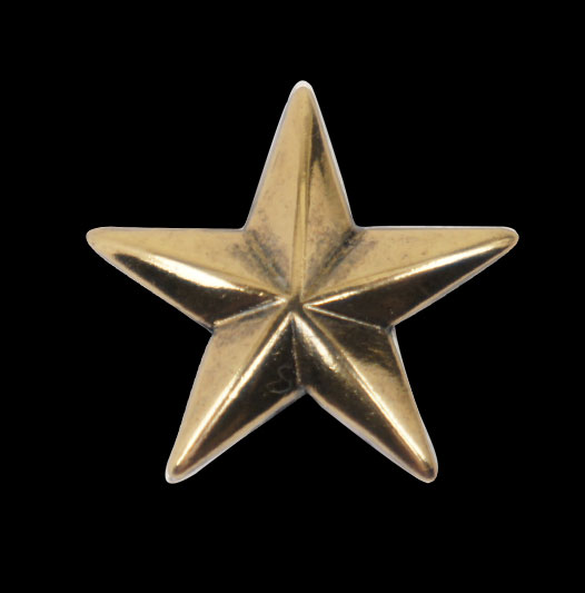 Star Concho - Solid Brass <19 mm>