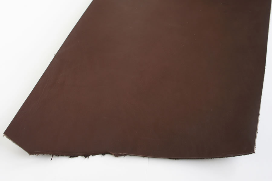Leather cut in 30cm width, LC Premium Dyed Leather Struck Through <Dark Brown>
