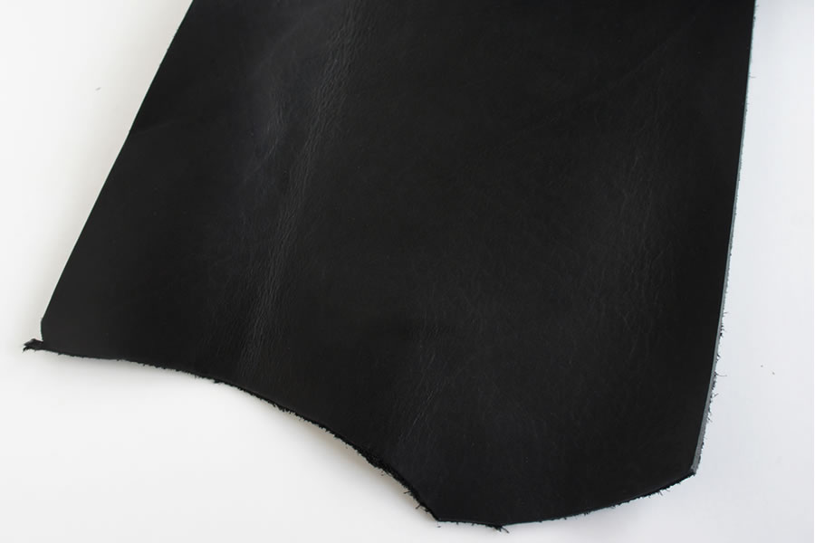Leather cut in 30cm width, LC Premium Dyed Leather Struck Through <Black>