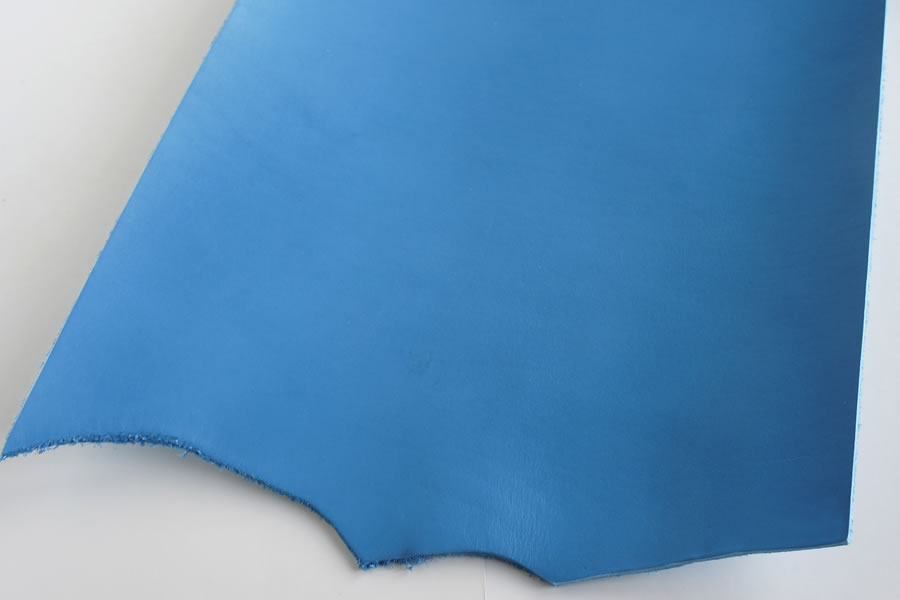 Leather cut in 30cm width, LC Premium Dyed Leather Struck Through <Blue>