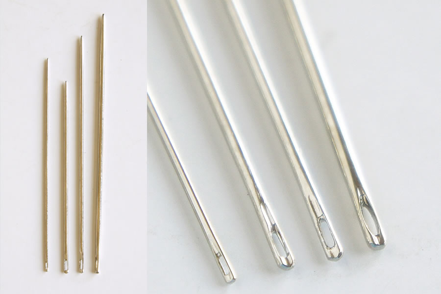 Round Point Needle Round Point Sewing Needle - Extra Thin (5 pcs) | LeatherCraftTools.com ...