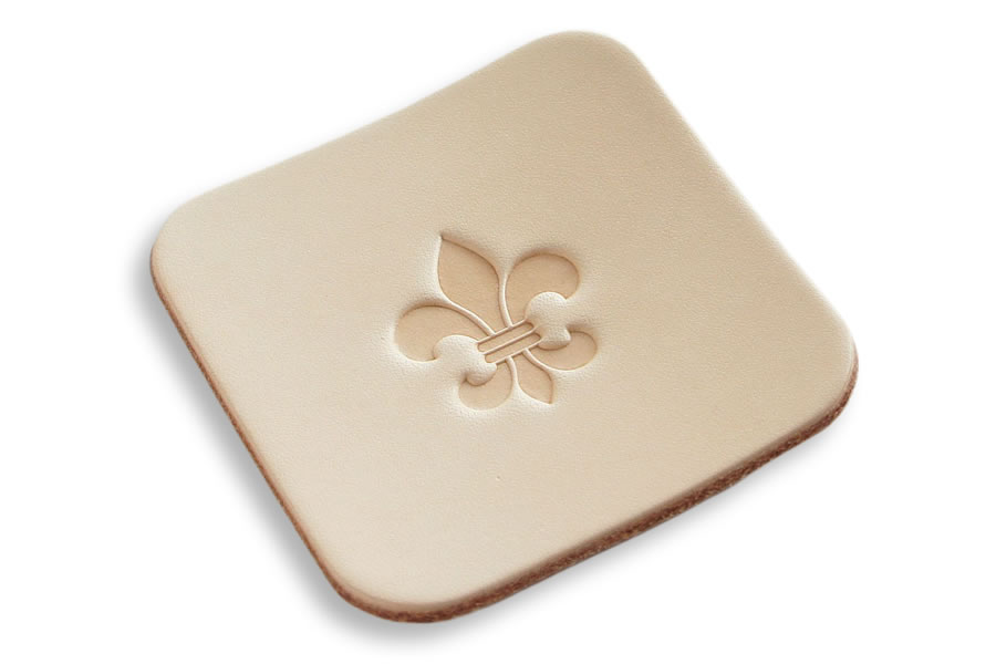 Leather Coaster <Gothic Pattern GLY01> - LC Tooling Leather Standard