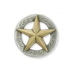 3-D Texas Star Concho <25 mm>