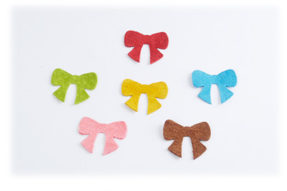 Pig Suede Charm ( Tied Bow )