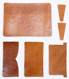 Card Case Kit - Hermann Oak Harness Leather