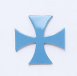 Leather Charms <Enamel> Cross (small)