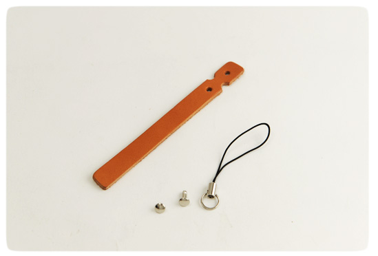 Cell Phone Strap - Hermann Oak Bridle Leather