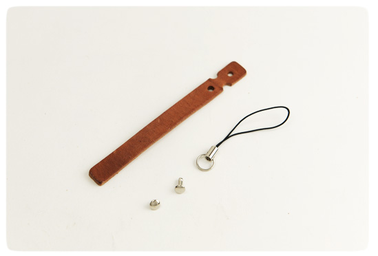 Cell Phone Strap - Hermann Oak Harness Leather
