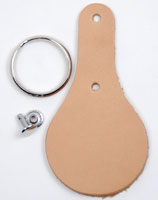 Round Keychain Kit - Hermann Oak Tooling Leather