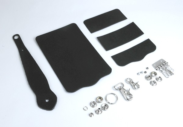 Key Case with Key Fob Kit - LC Tooling Leather Standard