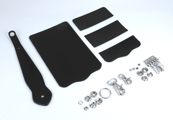 Key Case with Key Fob Kit - LC Leather Glazed Standard