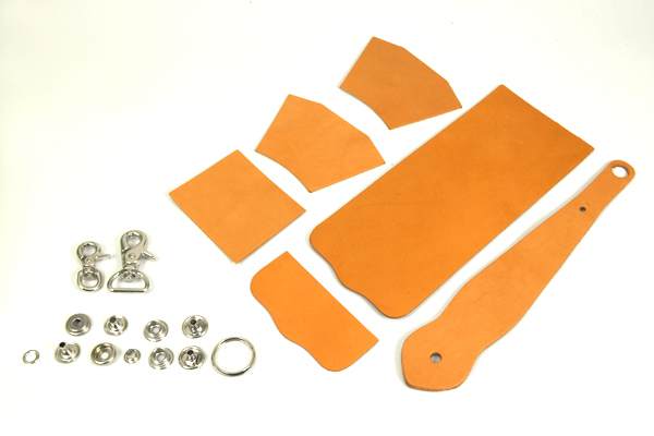 Key Fob Coincase Kit - Oiled Leather