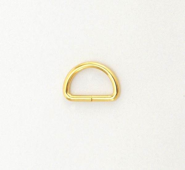 D Ring - 12 mm - Gold