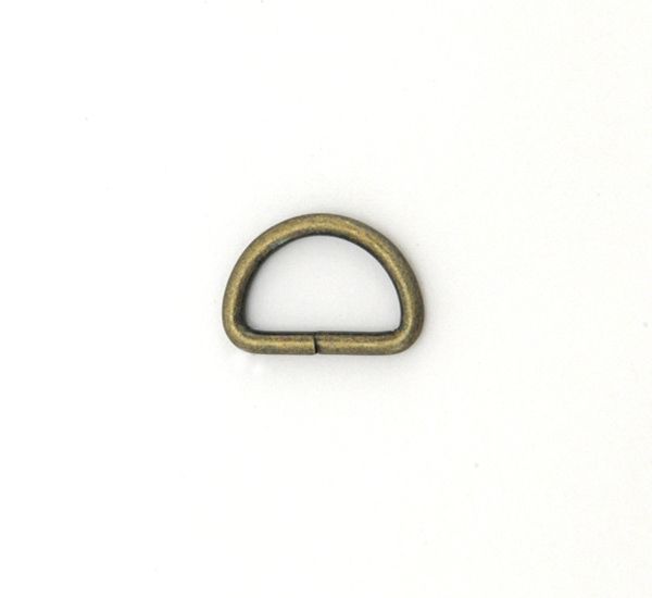 D Ring - 12 mm - Antique