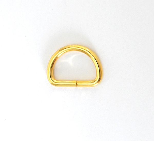 D Ring - 15 mm - Gold