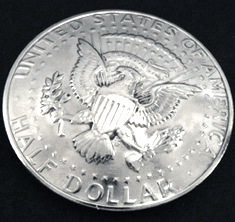 Old Kennedy Half Dollar 1971 Eagle <Loop Back>