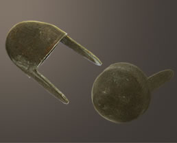 Conical Bullet Spot - Relic Brass <3/8">