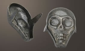 Skull Spot - Relic Nickel <24mm>